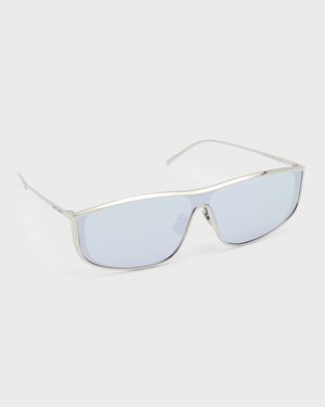 Men's Sl 605 Metal Rectangle Sunglasses