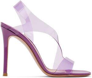 Gianvito Rossi Sandales à talon aiguille Metropolis mauves