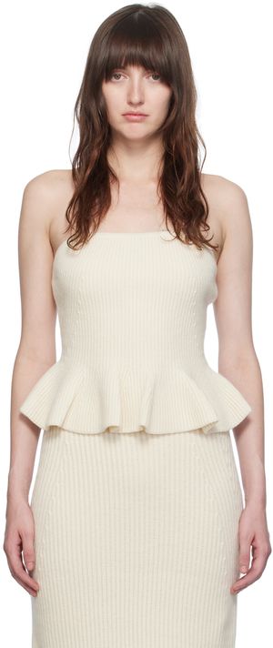 Gabriela Hearst Haut tube Hoffman blanc cassé