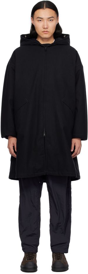 nanamica Manteau Cadet bleu marine en GORE-TEX® de laine rembourré en duvet