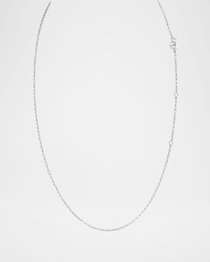 18k White Gold 2.0mm Belcher Chain Necklace