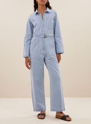 By Bar - Combinaison en coton - Taille XL - Bleu
