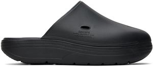 SUICOKE Black Polk Slippers