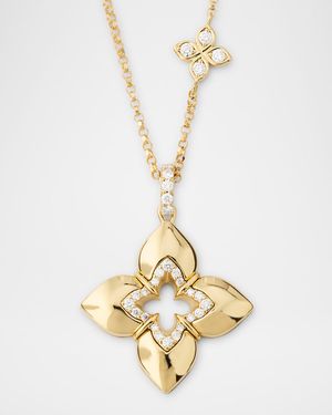 18K Yellow Gold Diamond Venetian Princess Necklace