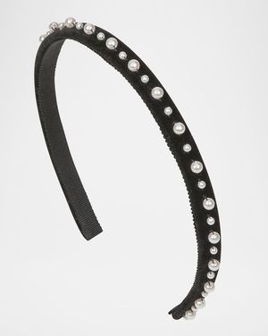 Lulu Velvet Pearly Headband