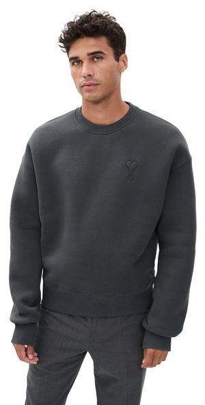 AMI Big ADC Sweatshirt Anthracite L