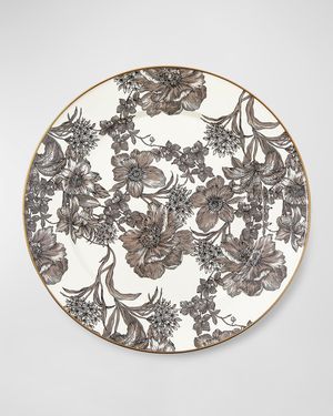Sterling English Garden Enamel Charger Plate