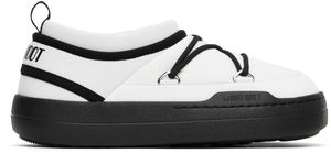 Moon Boot White & Black Park Icon Loafers