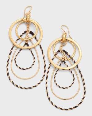 Multi-Link Wrapped Earrings