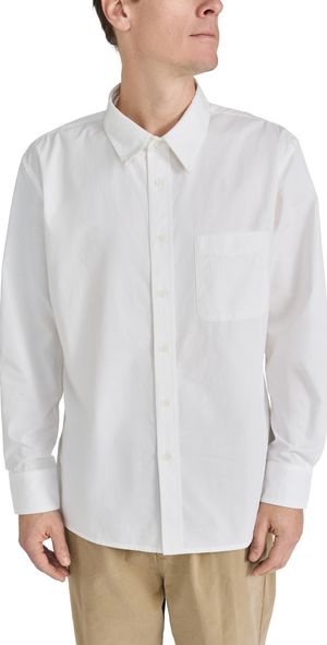 Nili Lotan Finn Shirt Ivory L