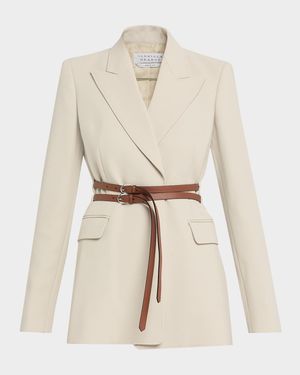 Daniel Wrap Belted Blazer Jacket