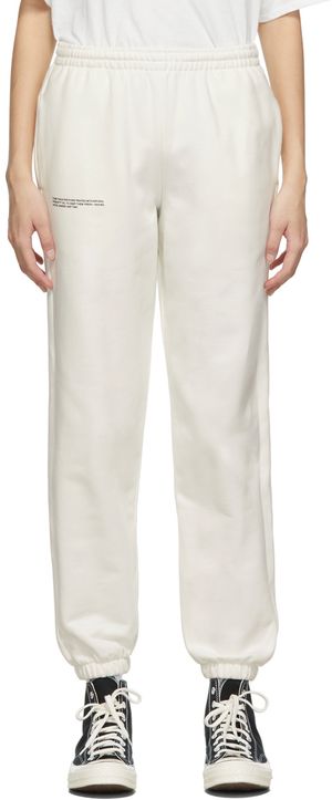 PANGAIA Pantalon de survêtement 365 blanc cassé en coton bio