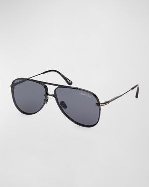 Men's Leon Metal Aviator Sunglasses
