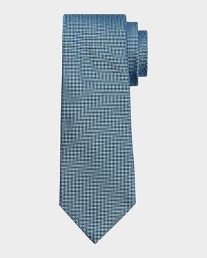 Men's Pindot Silk Tie