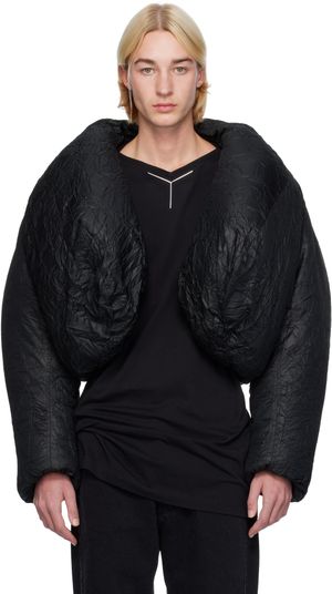 Y/Project Blouson matelassé écourté noir