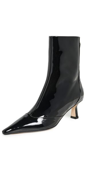 AEYDE Sila Patent Calf Leather Booties Black 35