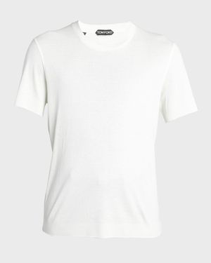 Men's Short-Sleeve Crewneck Sweater