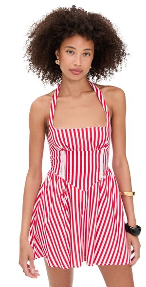 Seven Wonders Calianna Mini Dress Red Stripe S