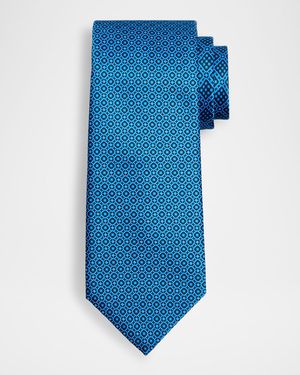 Men's Multi-Square Silk Tie