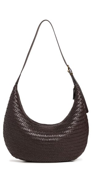 Madewell Essentials Slouch Hobo Woven Coffee Bean One Size