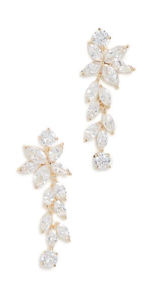 SHASHI Irresistible Earrings Crystal One Size