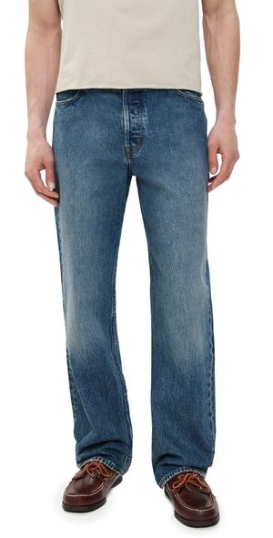 Alex Mill AM Relaxed Straight 5 Pocket Jeans Antique Indigo 34