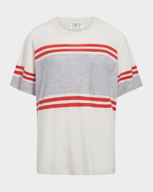 Engineered Stripe Big Boy Tee