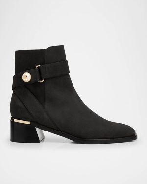 Noor 45 Suede Ankle Boots
