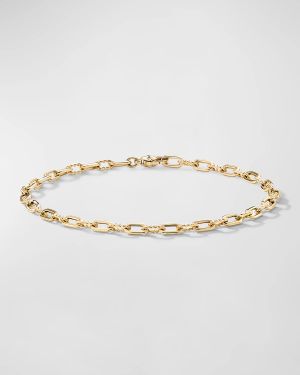 3mm Madison Bracelet in 18K Gold, Size M