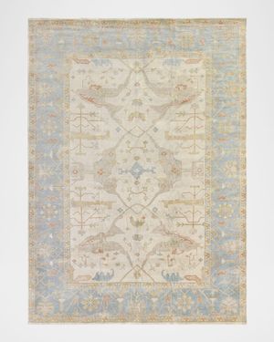Ocean Light Oushak Rug, 8' x 10'