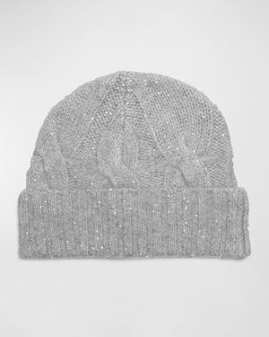 Roan Cable Knit Wool-Blend Beanie