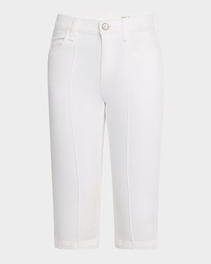 Flexi Kit Mid-Rise Capri Jeans