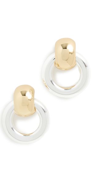 JENNY BIRD Mega Faye Knocker Earrings Two-Tone One Size