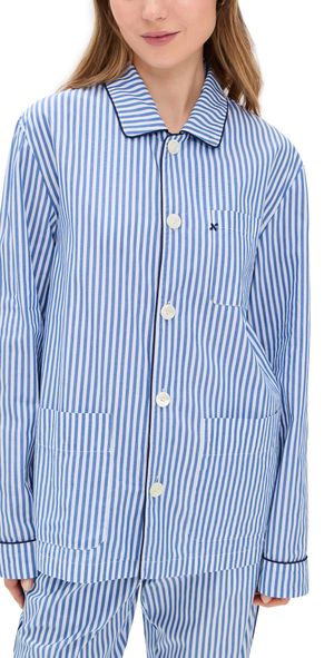 Alex Mill P'Jimmies Long Sleeve Top Blue Stripe L