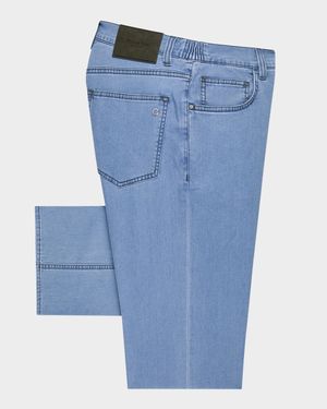 Men's Denim Five-Pocket Pants