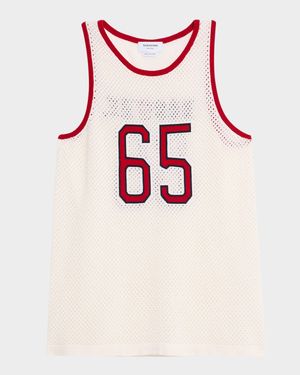 Men's Cashmere Mesh Basketball Jersey