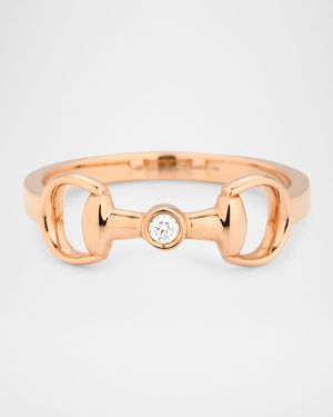 Horsebit Diamond Ring