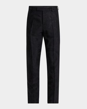 Men's Barocco Jacquard Formal Pants