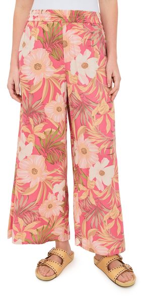 Z Supply Dante Barra Tropic Pants Sunset Pink S