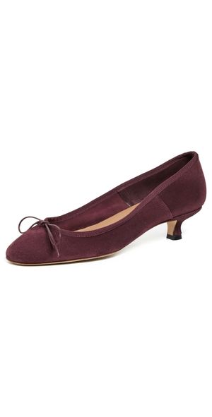Mansur Gavriel Ballerina Heels Plum 36