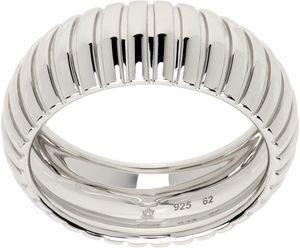 Tom Wood Silver Tubogas Slim Ring