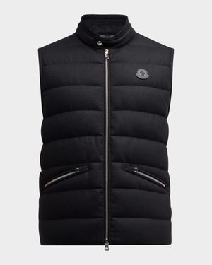 Men's Gallienne Cashmere-Blend Down Vest