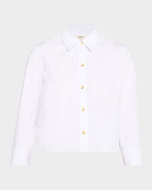 Fawn Button-Front Shirt