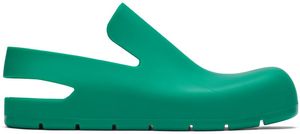 Bottega Veneta Green Puddle Loafers