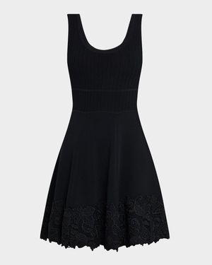 Orpheus Lace Combo Mini Dress