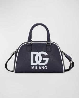 Kid's Logo-Print Bowling Bag