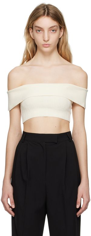 ANNA QUAN Off-White Tessa Tank Top