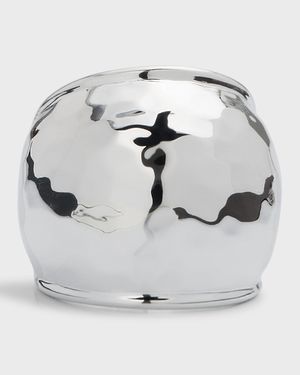 Wide Goddess Ring in Sterling Silver