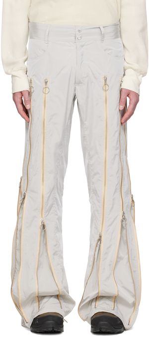 Charlie Constantinou Pantalon gris exclusif à SSENSE