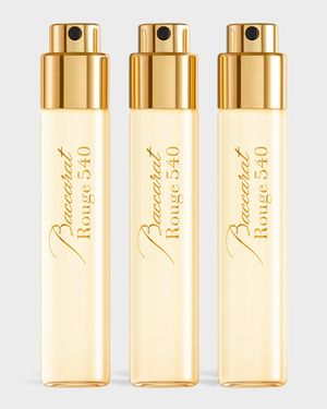 Baccarat Rouge 540 Eau de Parfum Travel Spray Refills, 3 x 0.37 oz.